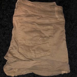 khaki shorts